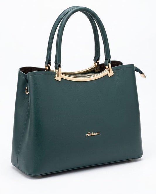 Evara Signature Satchel Multi Compartment Handbag