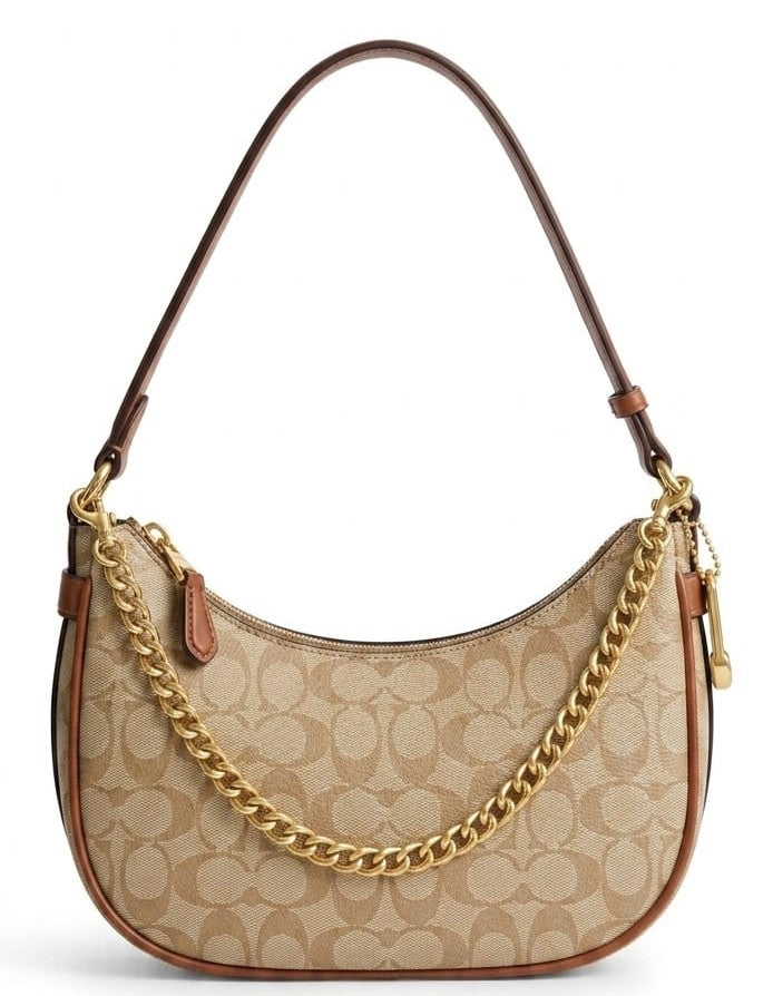 Bold Party Style purse with golden handle