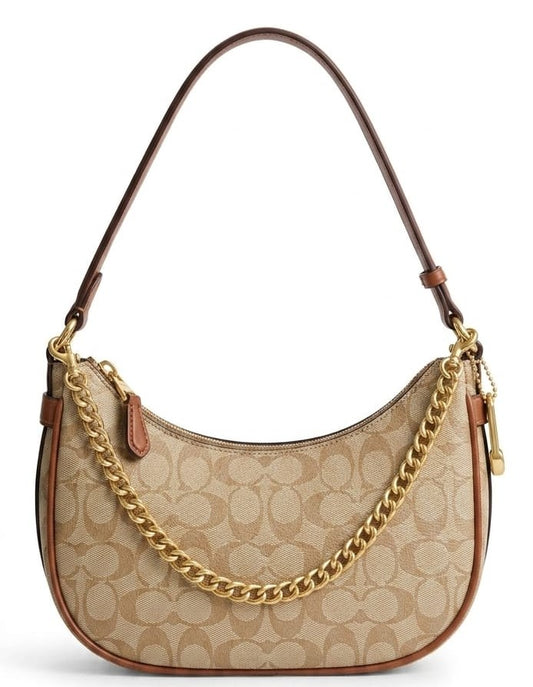 Bold Party Style purse with golden handle
