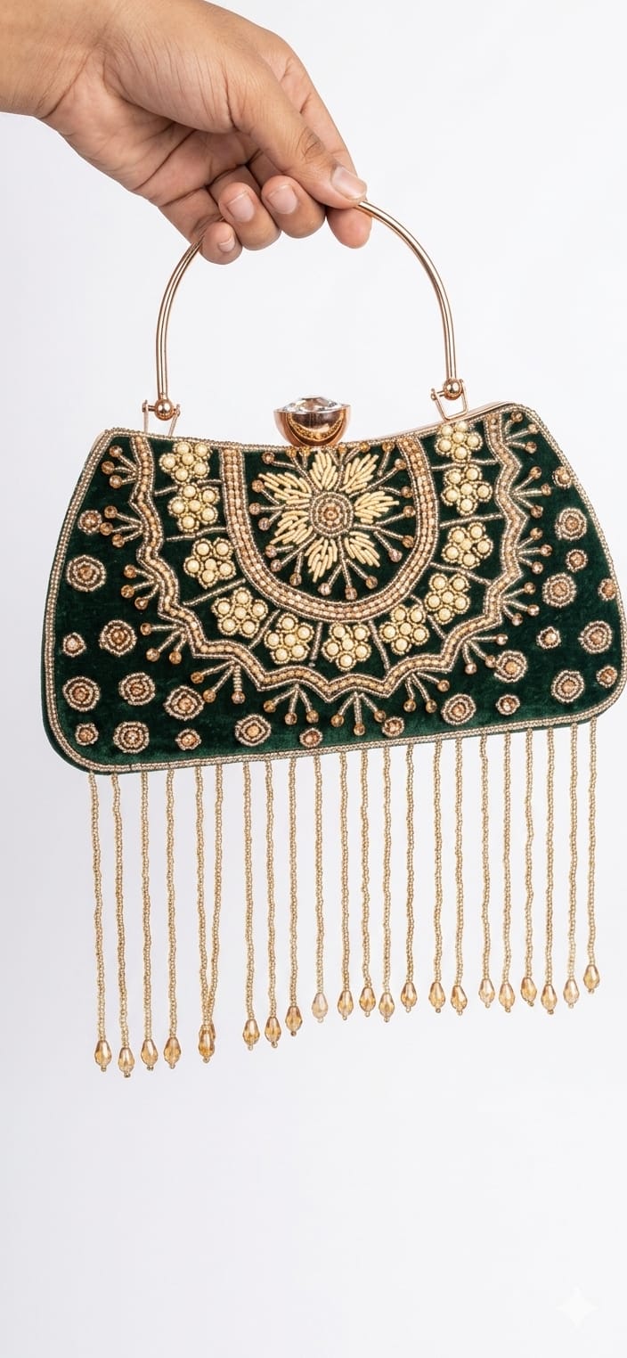 Multi colored glitter Bags