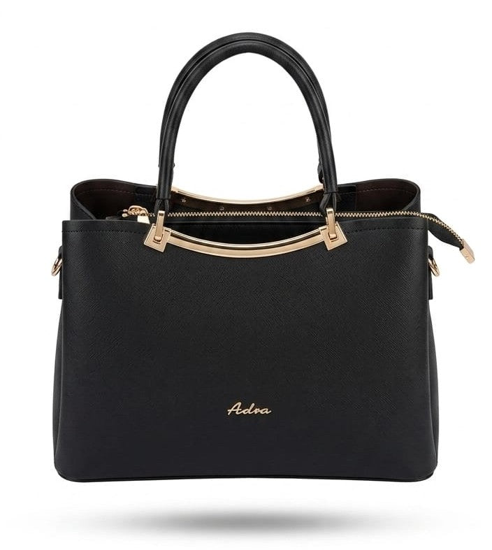 Evara Signature Satchel Multi Compartment Handbag
