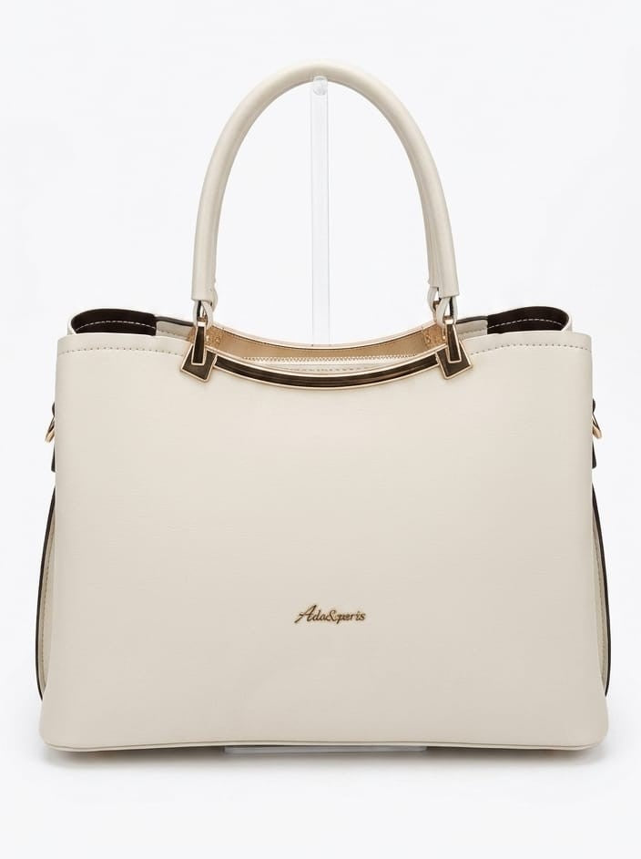 Evara Signature Satchel Multi Compartment Handbag